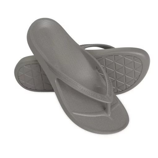 Lightfeet Revive Arch Support Thong Coastal Grey - Image 6