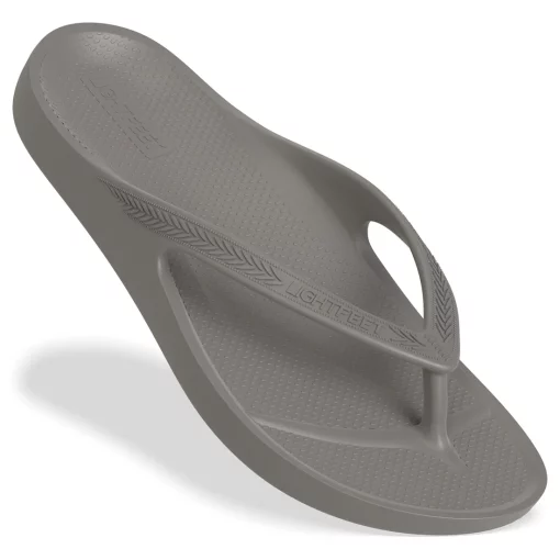 Lightfeet Revive Arch Support Thong Coastal Grey - Image 7