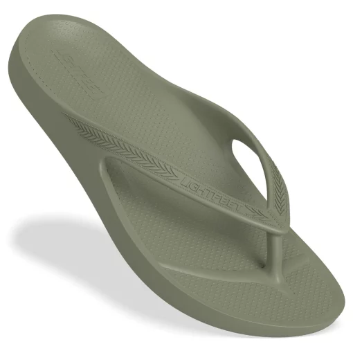 Lightfeet Revive Arch Support Thong Khaki - Image 7