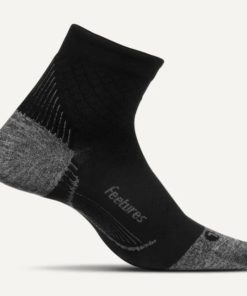 Feetures Plantar Fasciitis Compression Quarter Black