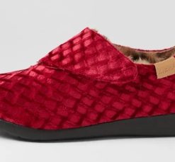 Ziera Foffie Red Emboss Velvet