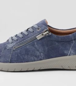 Ziera Solar Blue Distressed Denim